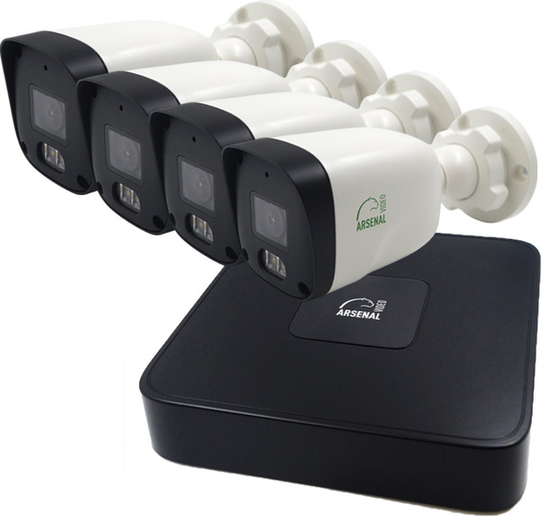 Комплект видеонаблюдения Arsenal Ti на 4 камеры 2Mp - фото