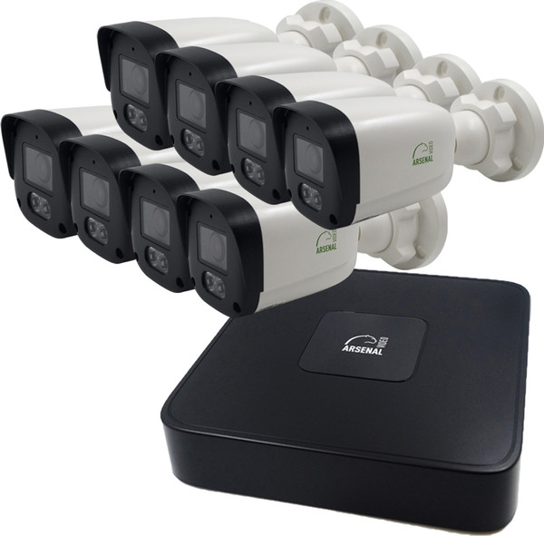 Комплект видеонаблюдения Arsenal Ti на 8 камер 4Mp - фото