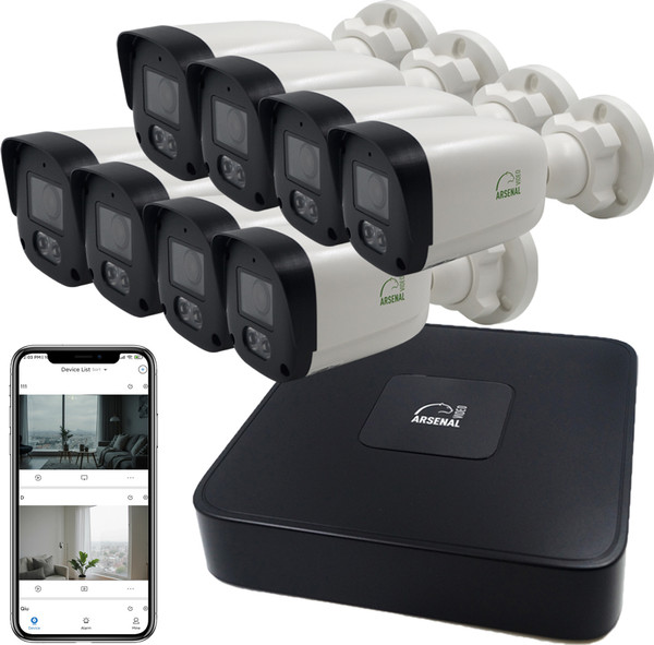 Комплект видеонаблюдения Arsenal Ti на 8 камер 4Mp