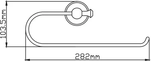 Держатель бумажных полотенец Diadonna D8003-3QH