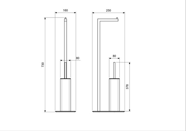 Держатель для туалетной бумаги Aquatek Либра AQ4331CR