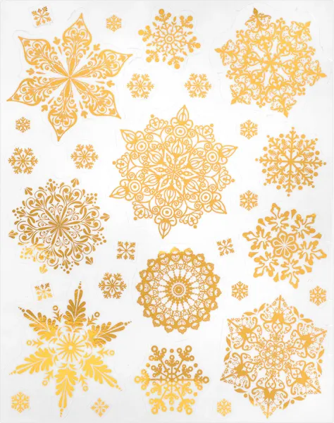 Набор наклеек на окно Золотая сказка Двусторонняя / 592572