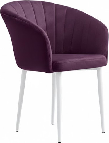 Стул Памир Версаль F68 (фиолетовый/белая опора) - фото