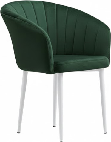 Стул Памир Версаль F73 (болотно-зеленый/белая опора) - фото