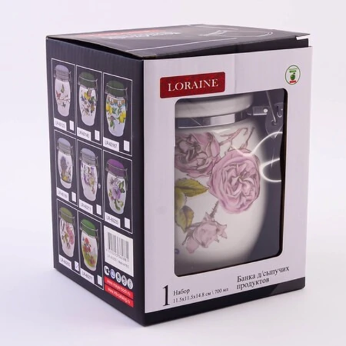 Емкость для хранения Loraine Розовый сад / 60255