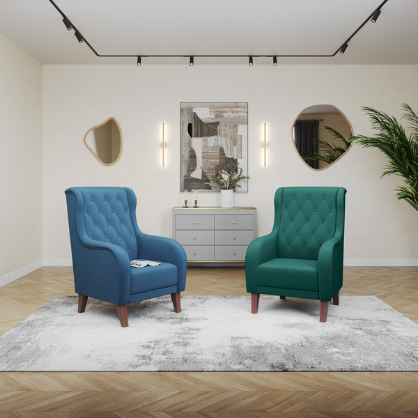 Кресло мягкое Олмеко Амарант М