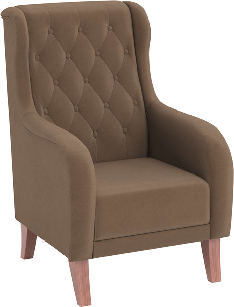 Кресло мягкое Олмеко Амарант М - фото