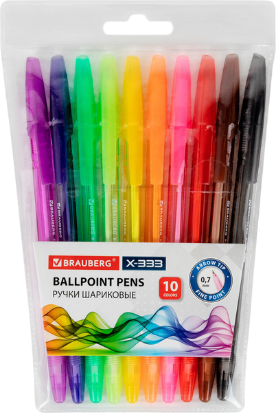 Набор шариковых ручек Brauberg X-333 144251 - фото