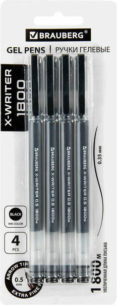 Набор гелевых ручек Brauberg 144136