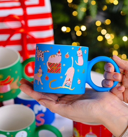 Кружка Andrea Fontebasso New Milk & Coffee Hip Коты / NL614A53043