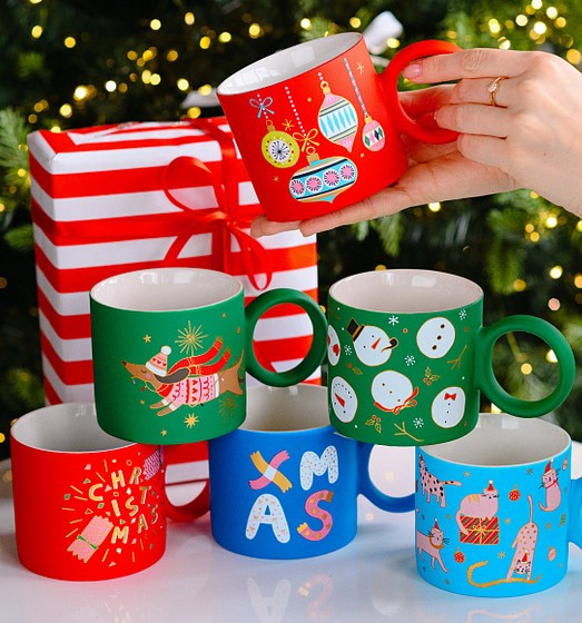 Кружка Andrea Fontebasso New Milk & Coffee Hip Christmas / NL614A43043