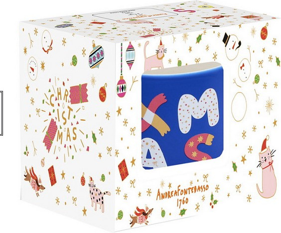 Кружка Andrea Fontebasso New Milk & Coffee Hip Xmas / NL614A63043