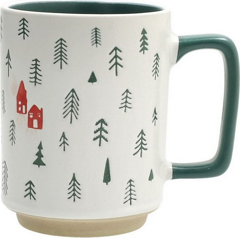 Кружка Tognana Natale Xmas Tree Елки и домики / NT61440M294_4 - фото