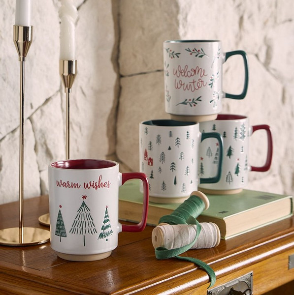 Кружка Tognana Natale Xmas Tree Елки и домики / NT61440M294_4