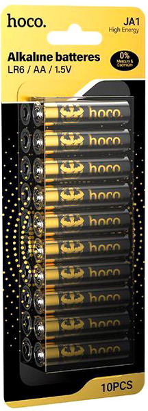 Комплект батареек Hoco LR06 Plus/10ВР - фото