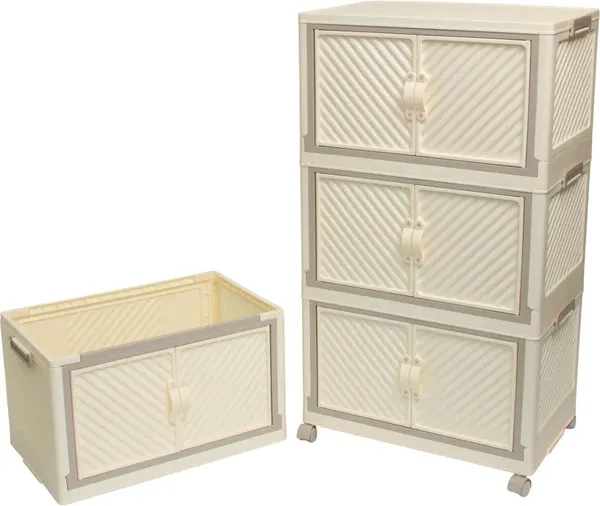 Комод пластиковый Runis 56х34х126см / 16-25