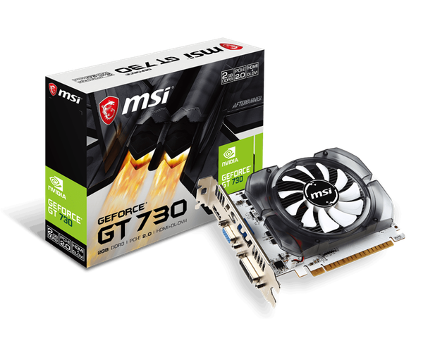 Видеокарта MSI GeForce GT 730 2Gb GDDR3 (N730-2GD3V3)