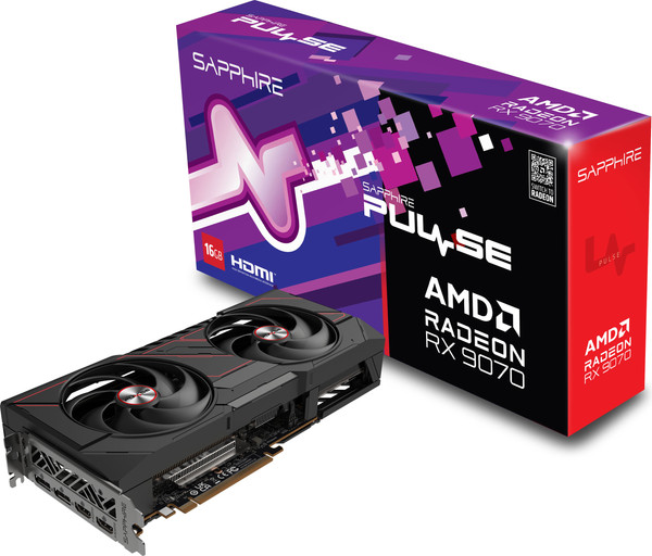 Видеокарта Sapphire Pulse Radeon RX 9070 Gaming 16GB (11349-03-20G)