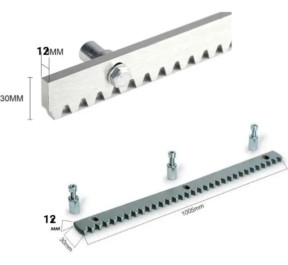 Рейка для ворот Прогейт ROA12KIT10