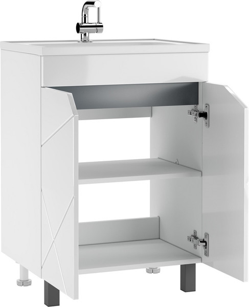 Тумба под умывальник Домино Unit 60 Vector без ящика