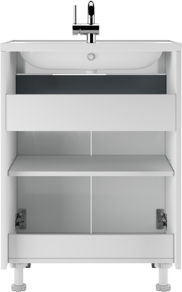 Тумба под умывальник Домино Unit 60 Vector без ящика