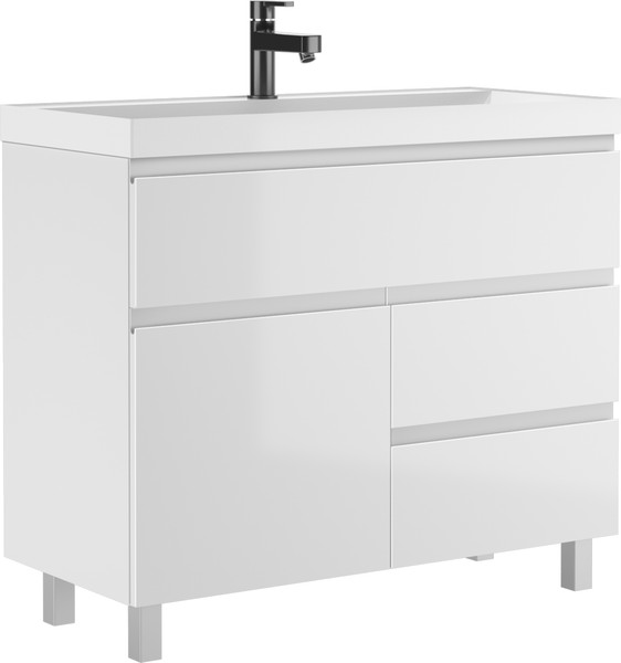 Тумба под умывальник Домино Bazis 100 Graffo В3 - фото