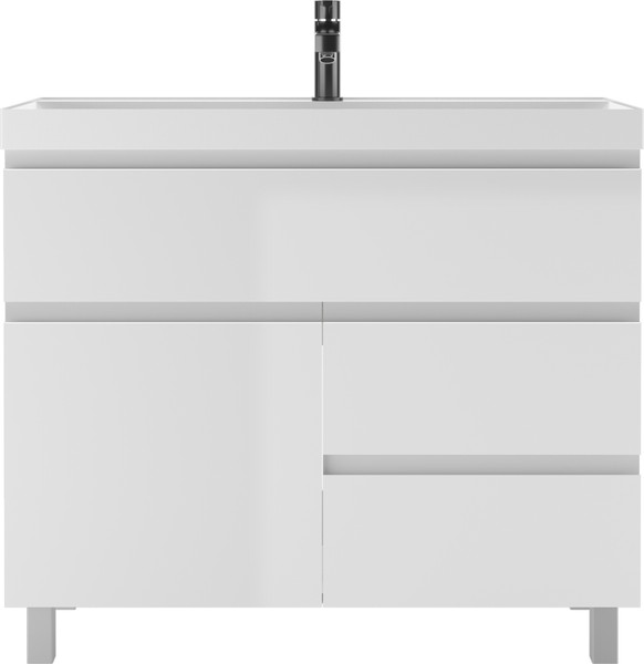 Тумба под умывальник Домино Bazis 100 Graffo В3