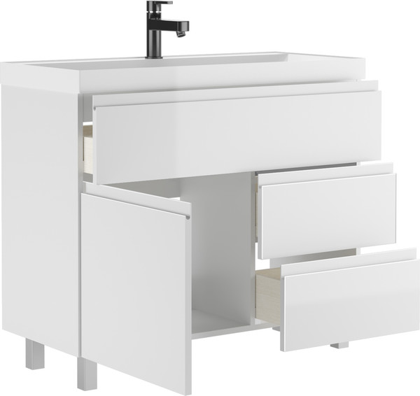 Тумба под умывальник Домино Bazis 100 Graffo В3