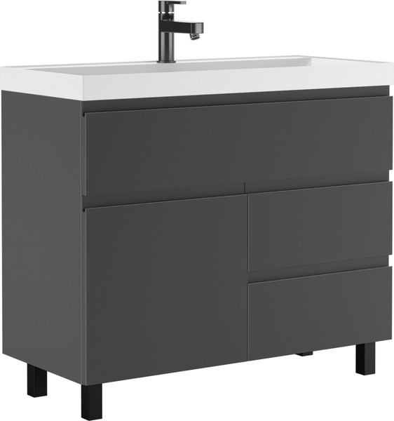 Тумба под умывальник Домино Bazis 100 Graffo В3 - фото