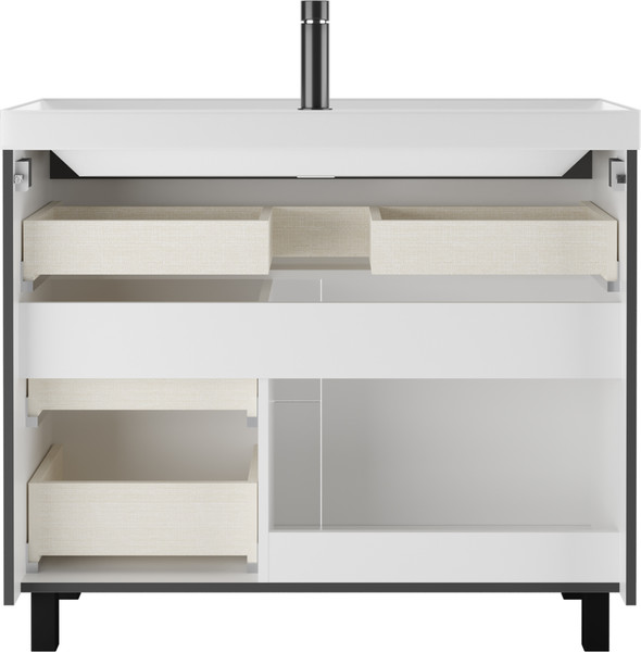 Тумба под умывальник Домино Bazis 100 Graffo В3