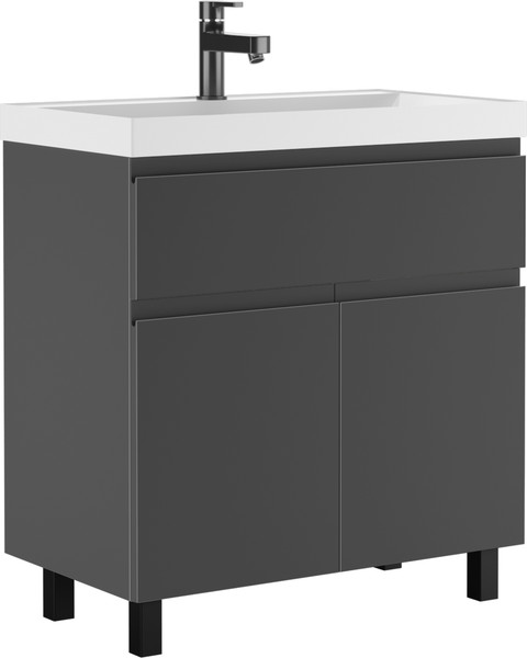 Тумба под умывальник Домино Unit 80 Graffo В1 - фото