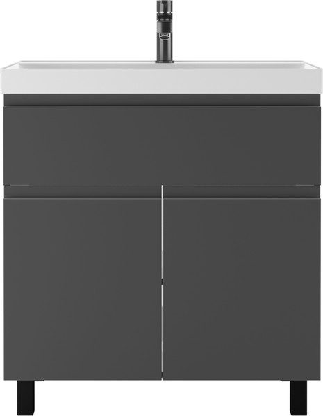 Тумба под умывальник Домино Unit 80 Graffo В1