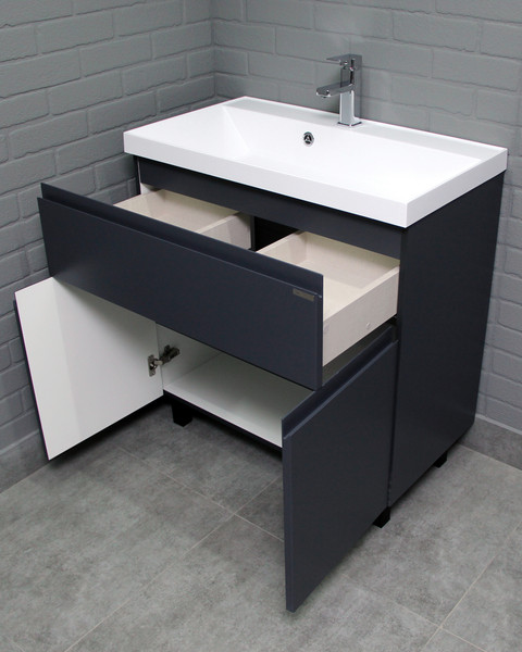 Тумба под умывальник Домино Unit 80 Graffo В1