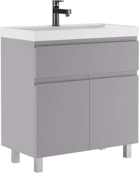 Тумба под умывальник Домино Unit 80 Graffo В1 - фото