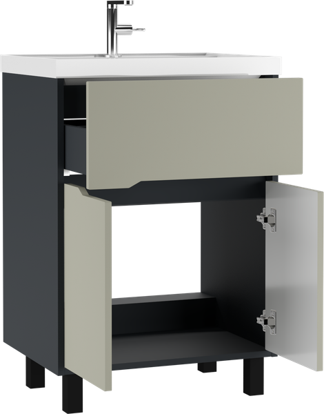 Тумба под умывальник Домино Unit 60 Karat В1