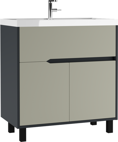 Тумба под умывальник Домино Unit 80 Karat В1 - фото