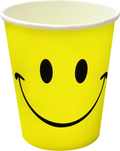 Набор бумажных стаканов Лекс Улыбка - фото