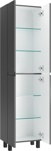 Шкаф-пенал для ванной Домино 50 Graffo без ящика