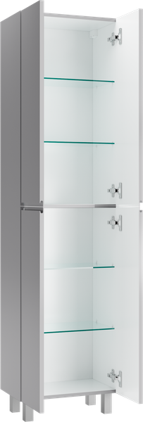 Шкаф-пенал для ванной Домино 50 Graffo без ящика