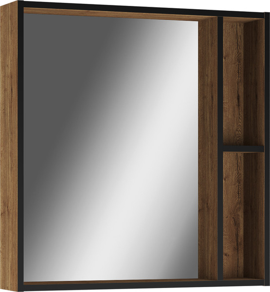 Шкаф с зеркалом для ванной Домино Alfa 70