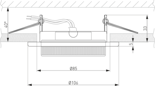 Точечный светильник Elektrostandard Circu 1035 GX53 WH