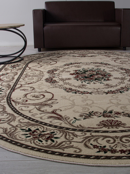 Ковер Merinos Colizey D066-OVAL-CREAM (2.5x3.5)