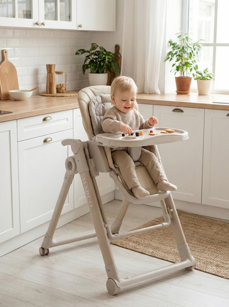 Стульчик для кормления Tomix Marco / YY11-6 (бежевый)