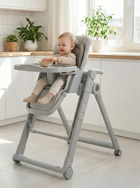 Стульчик для кормления Tomix Marco / YY11-6 (серый)