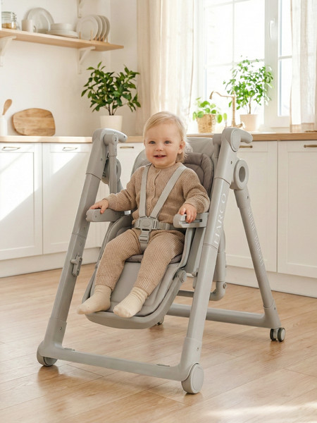 Стульчик для кормления Tomix Marco / YY11-6 (серый)