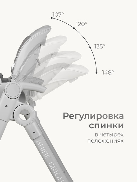 Стульчик для кормления Tomix Marco / YY11-6 (серый)