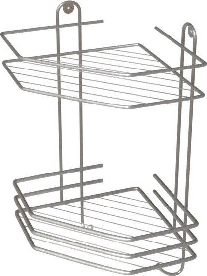 Полка для ванной ИРСА Угловая 2-х секционная / АЛТ 82С