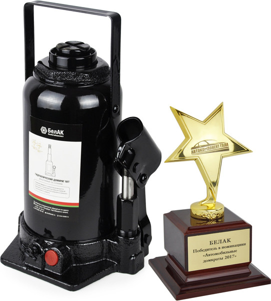 Бутылочный домкрат БелАК Двухштоковый 10т. БАК20045