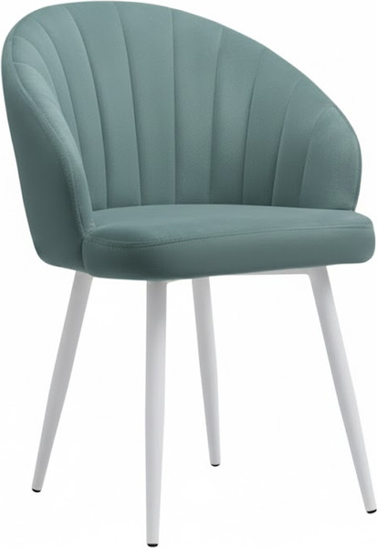 Стул Памир Зефир F70 поворотный (светло-бирюзовый/белая опора) - фото