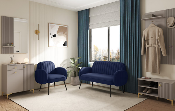 Диван Олмеко Флеминг Ф 2-х местный